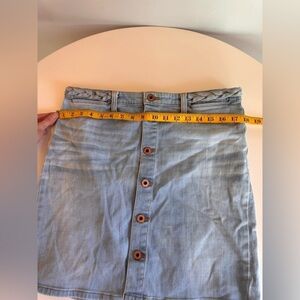 AG Lula denim skirt with branded waist size 32
